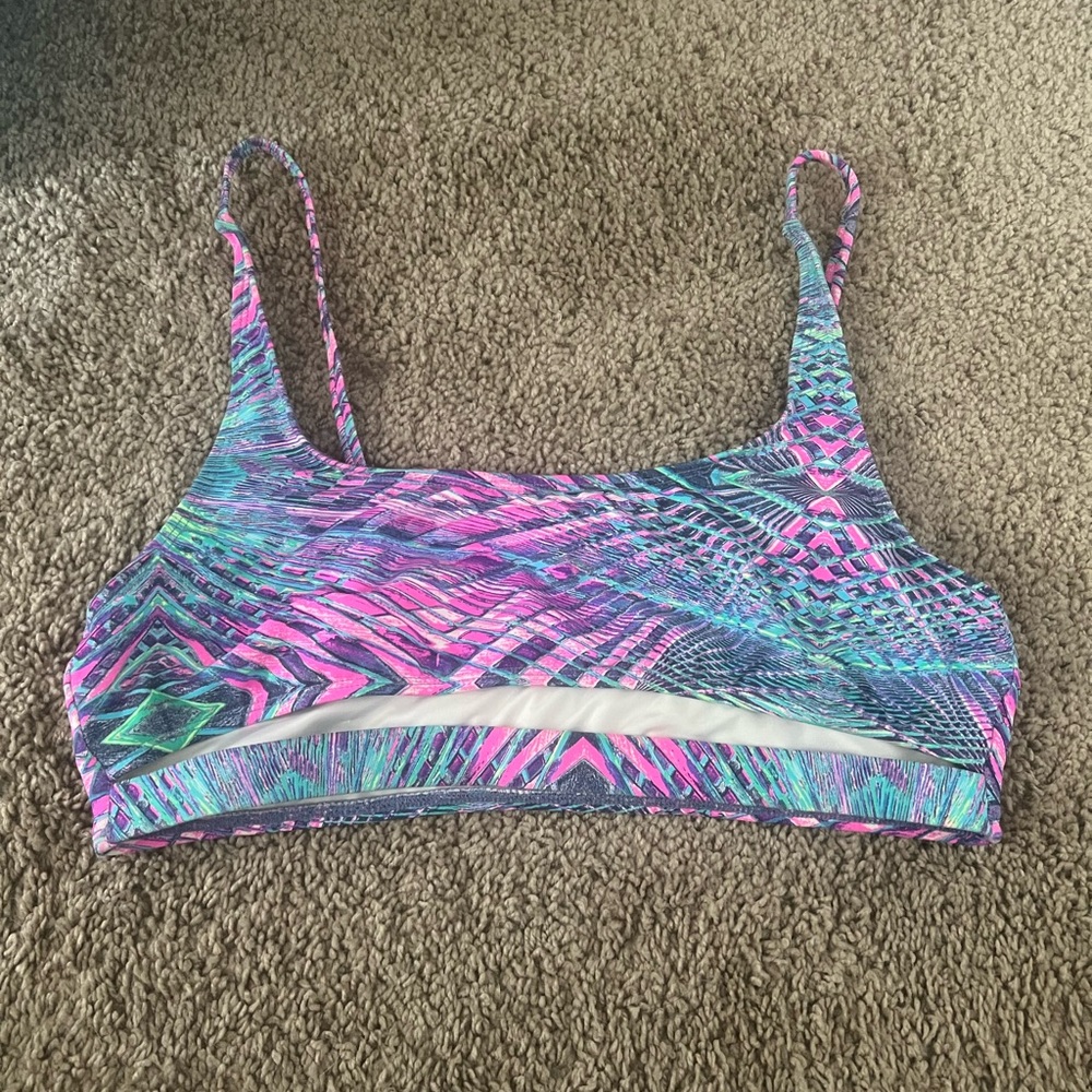 Colorful Geometric Patterned Festival Top